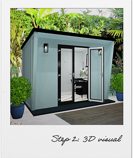 Polaroid with text_3D visual